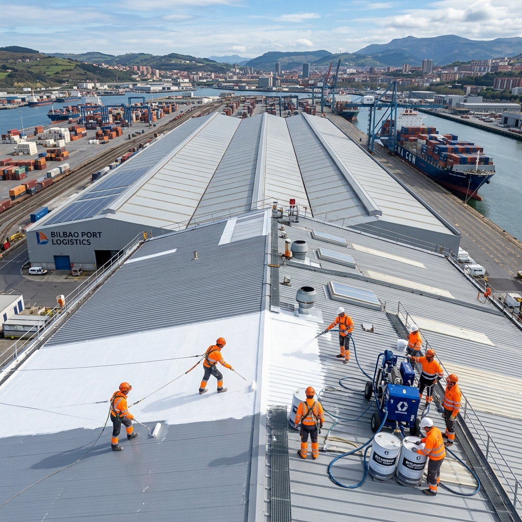 Impermeabilización de cubiertas en Bilbao